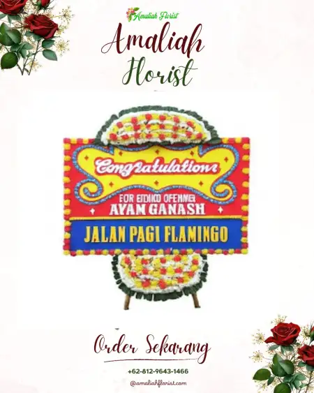 Sewa Papan Bunga Poh Bergong